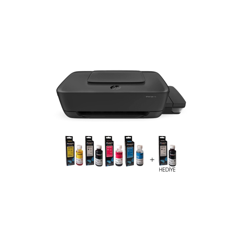 Photoink Mürekkepli 115 Mürekkep Püskürtmeli Mono Tanklı Yazıcı 2LB19A