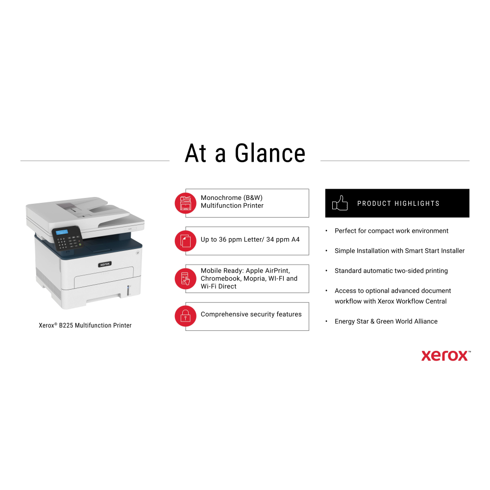 Xerox B225V_DNI Lazer Yazıcı