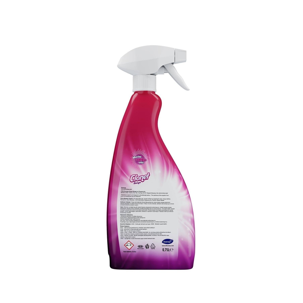 Diversey Clonet Banyo Kireç Sökücü Sprey 750 ml