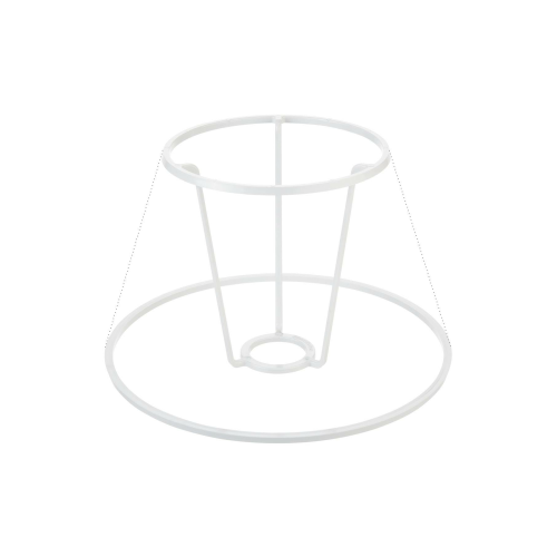 Lumen İstanbul 22'lik Konik Abajur Çerçeve Takımı Beyaz