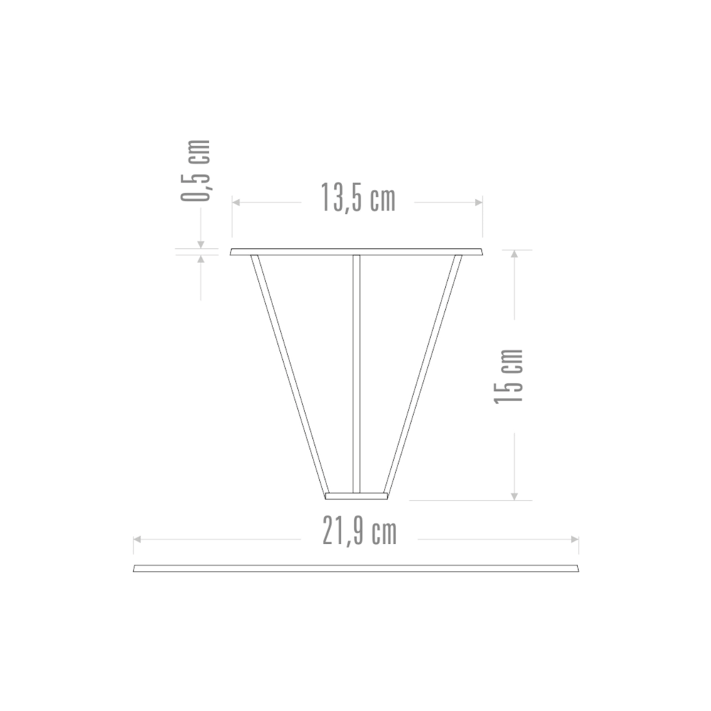 Lumen İstanbul 22'lik Konik Abajur Çerçeve Takımı Beyaz