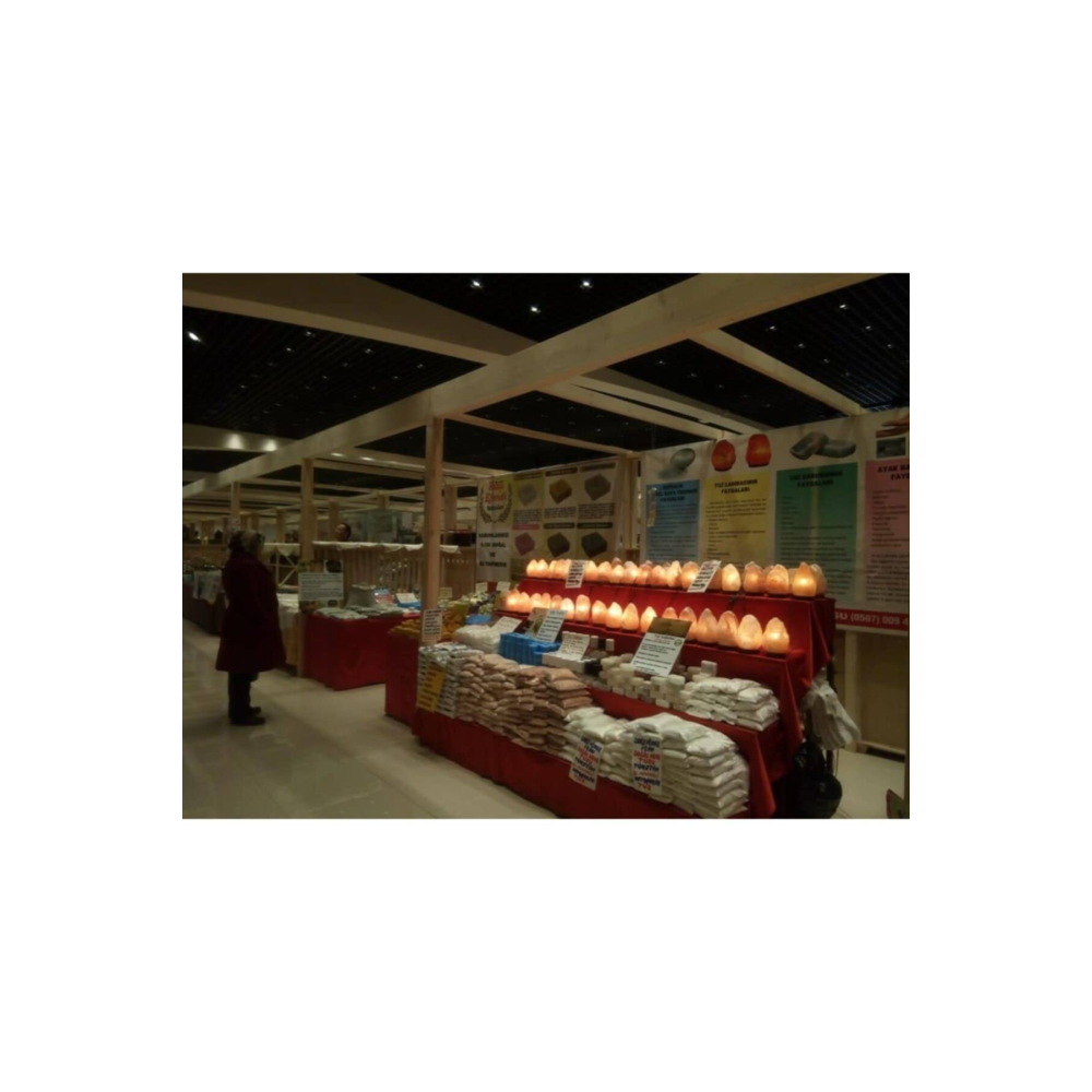 Rıza Efendi Tuzları - Himalaya Tuz Lambası - 2-3 kg - Kablo+Ampul