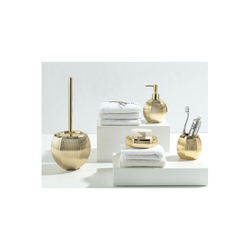 Madame Coco Bonar 4'Lü Banyo Seti - Altın