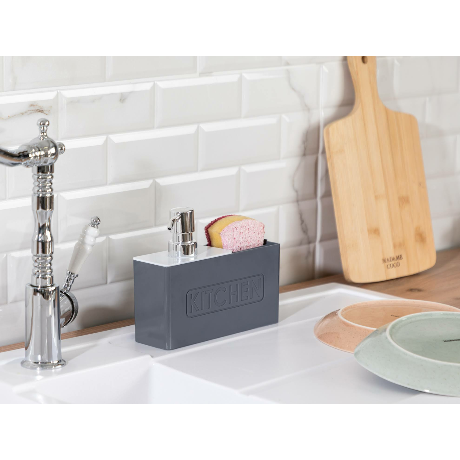 Madame Coco Galya Sıvı Sabunluk - Antrasit