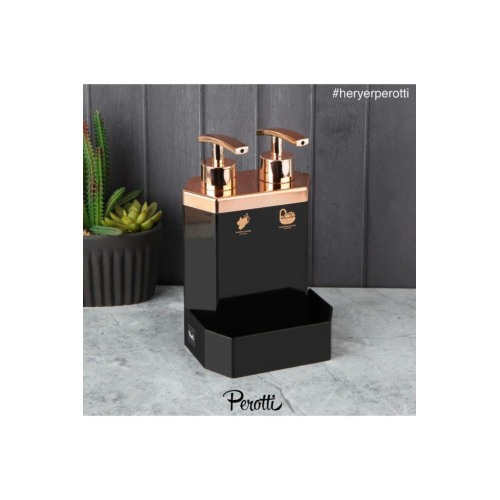 Perotti 13132 Lecce Black Rose 2'Li Sıvı Sabunluk