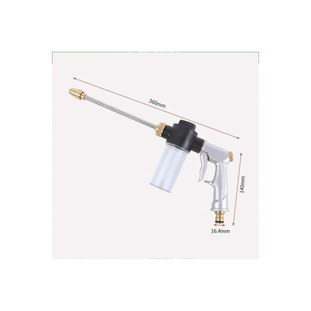 DailyTech Basınçlı Su Köpük Tabancası Bahçe Sulama Araba Yıkama