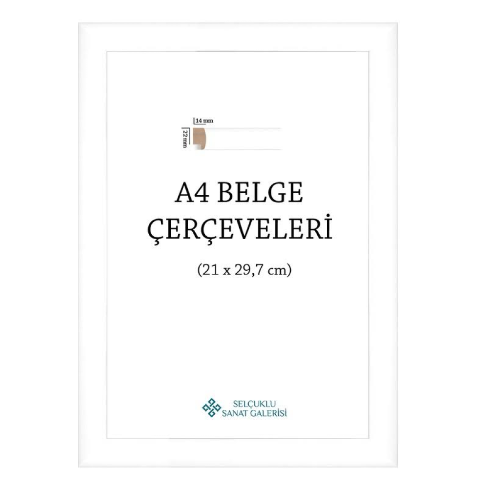 A4 Çerçeve 1. Sinif 22mm 5'li Paket