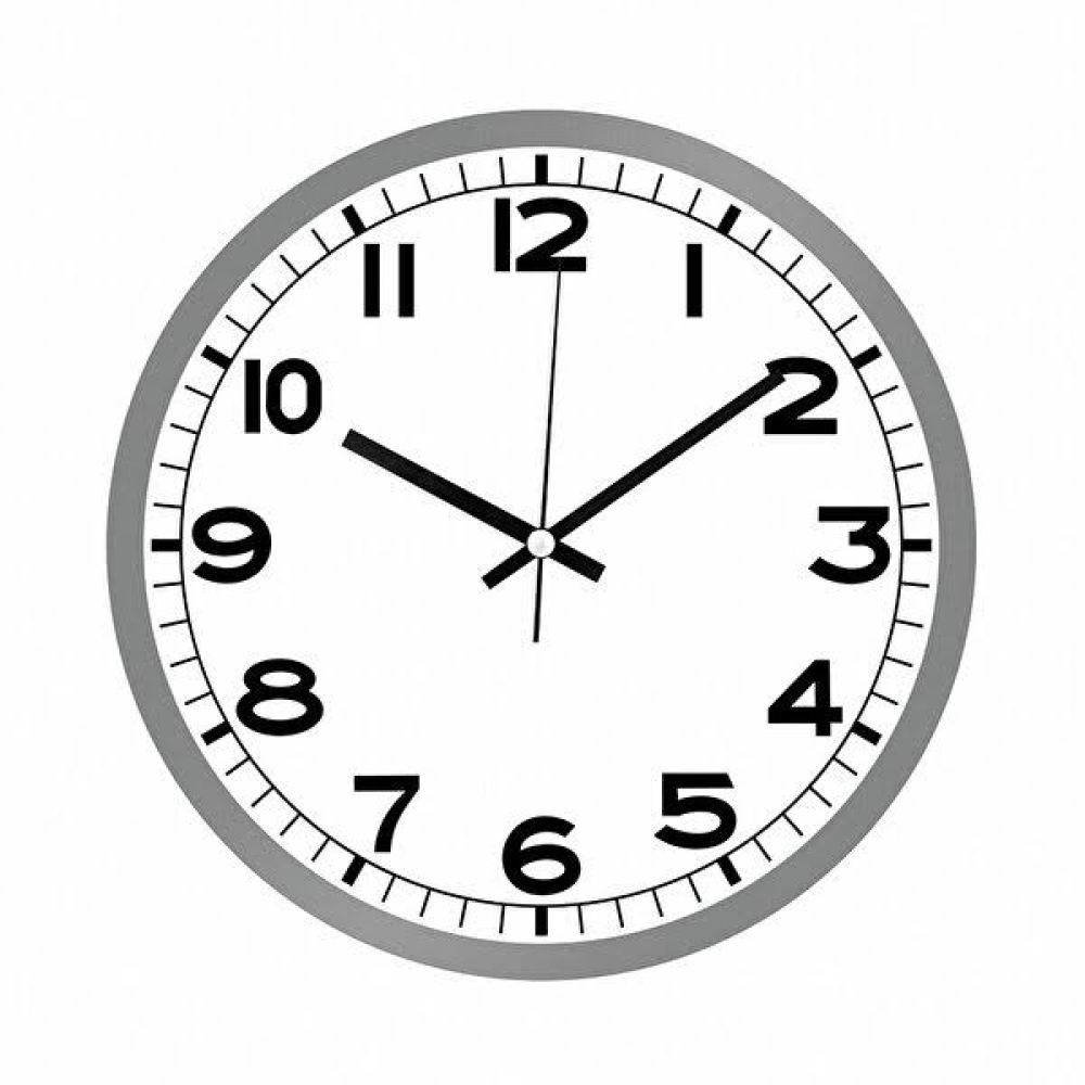 Metal Görünümlü Duvar Saati 216