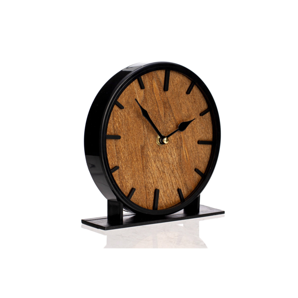 Leva House Ahşap Masa Saati | Evidea