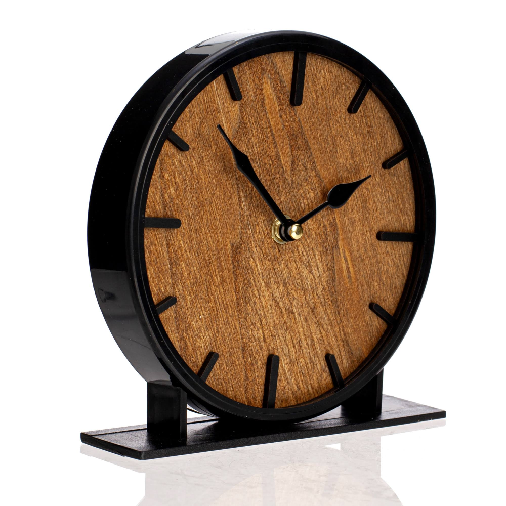 Leva House Ahşap Masa Saati | Evidea