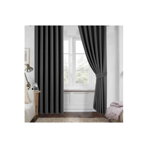 Vivense Kullanıma Hazır Blackout Karartma Fon Perde Gri-120X270