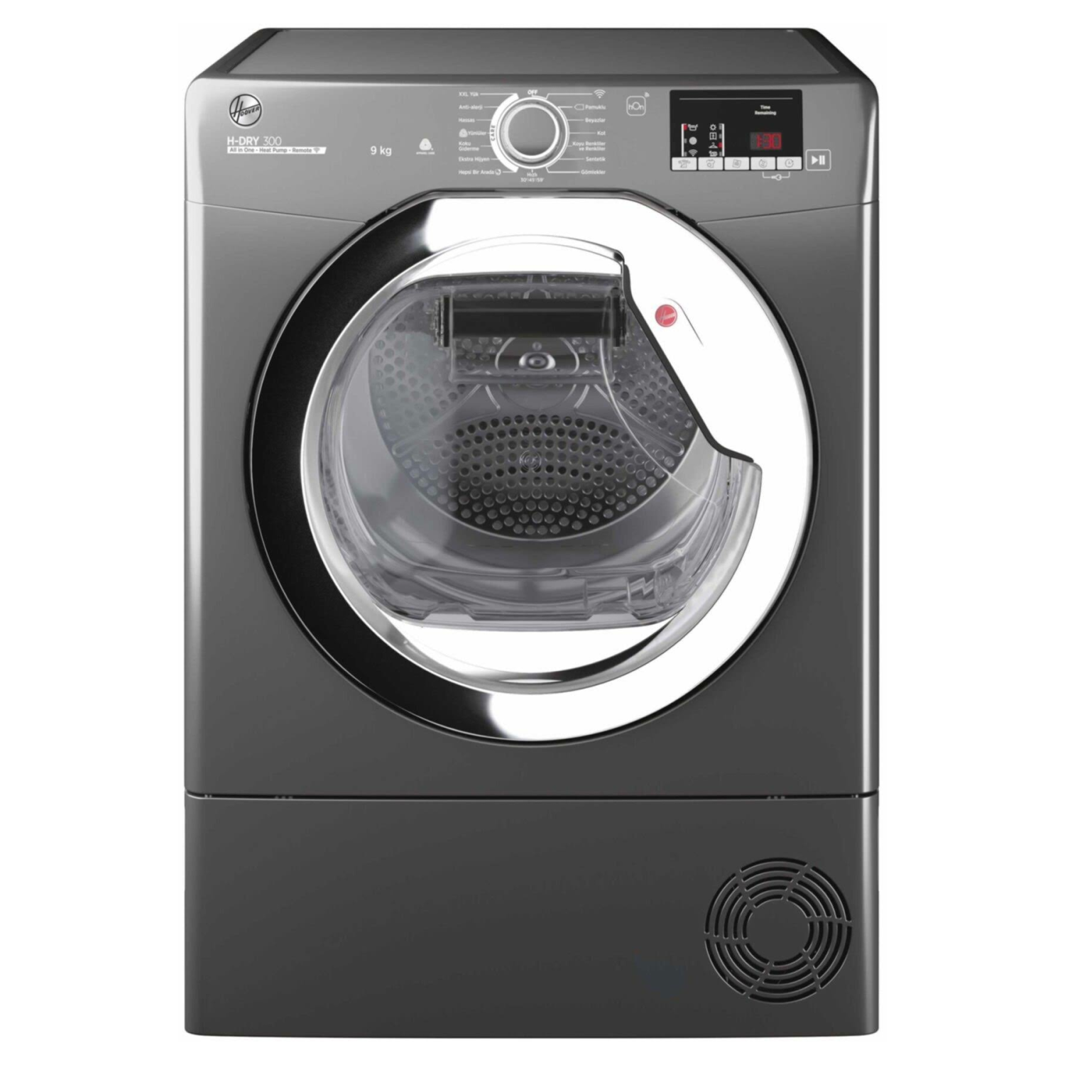 Hoover HLE H9A2DCER-17 9 kg Wi-Fi + Bluetooth Bağlantılı Isı Pompalı Kurutma Makinesi