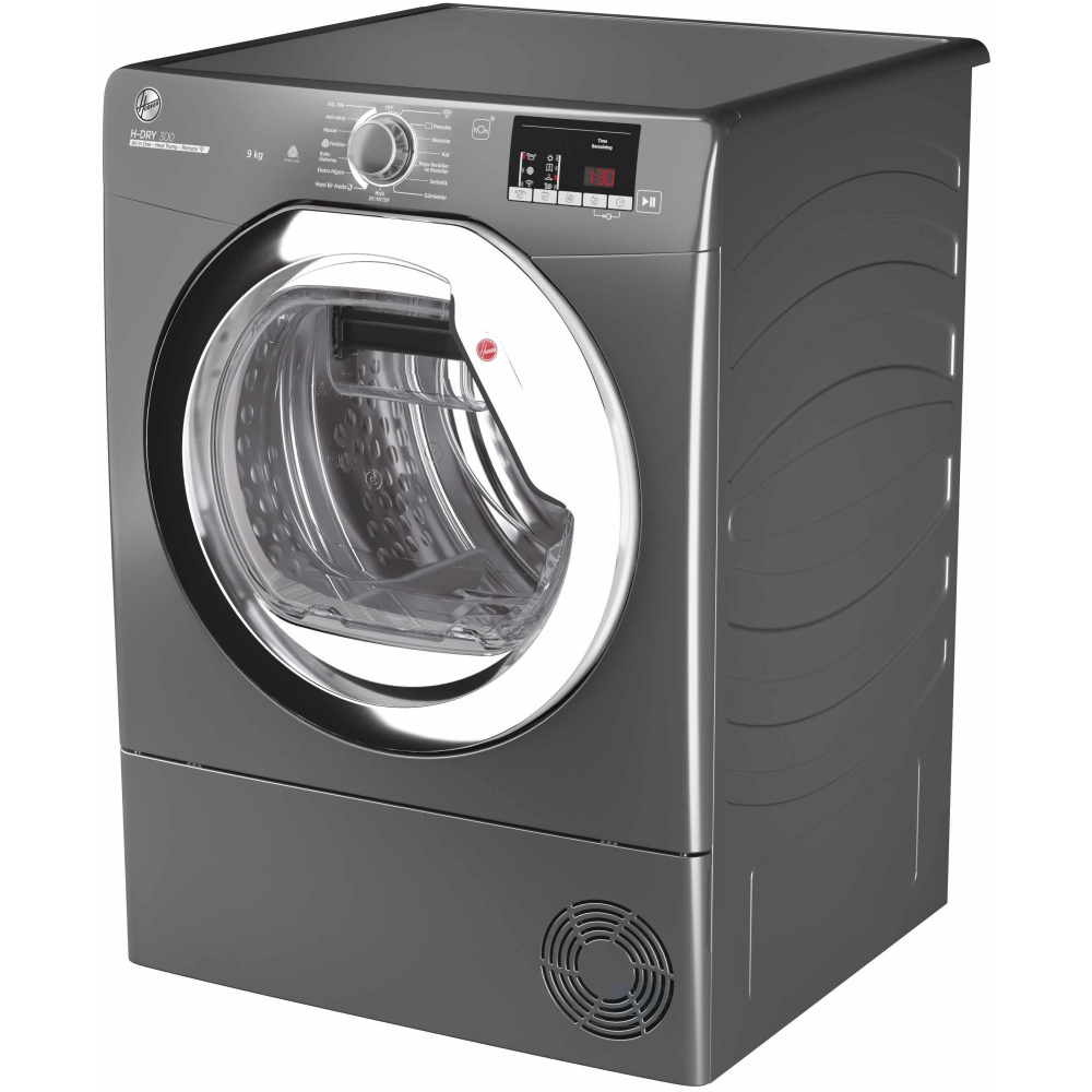 Hoover HLE H9A2DCER-17 9 kg Wi-Fi + Bluetooth Bağlantılı Isı Pompalı Kurutma Makinesi