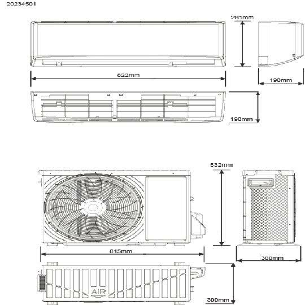 Vestel Flora Doğa Inverter 092 A++ WIFI 9000 BTU Klima