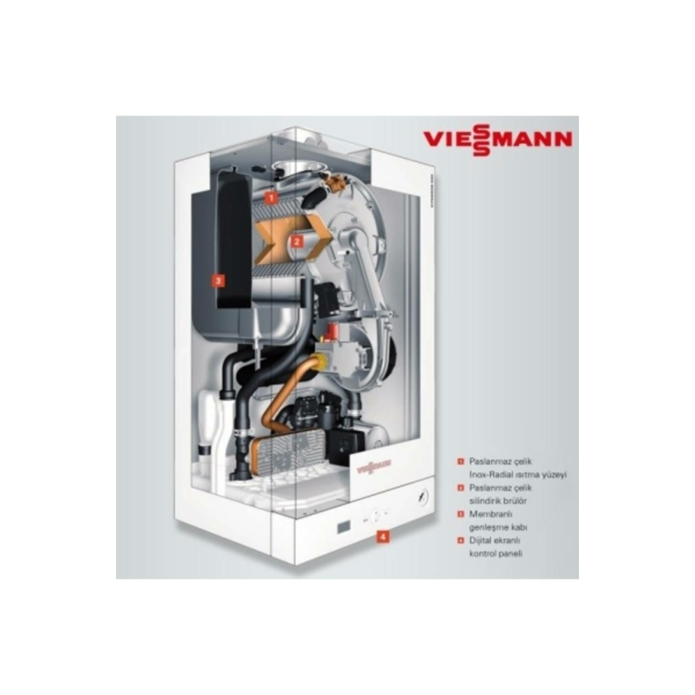 Viessmann Vitodens 50-W 20 Kw Yoğuşmalı Kombi