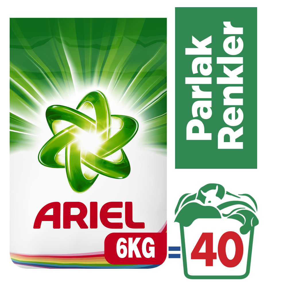 ARIEL 6 KG PARLAK RENKLER