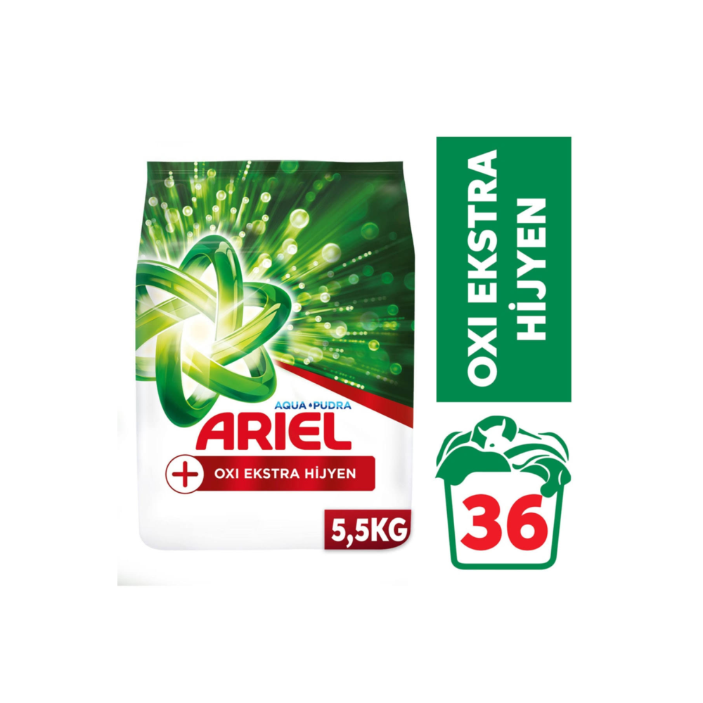 Ariel Toz Oxi Ekstra Hijyen 5,5 kg