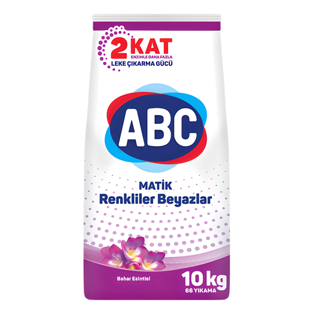 Abc Matik Toz Çamaşır Deterjanı 10Kg Bahar Esintisi/Renkliler Beyazlar