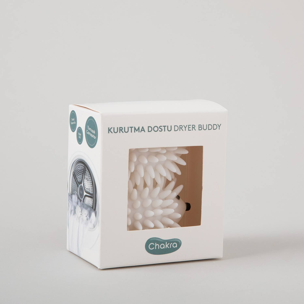 Chakra Kirpi Kurutma Topu Beyaz