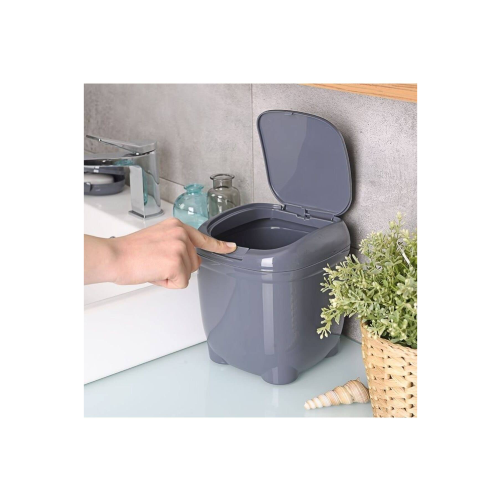 HAYATINIZI KOLAYLAŞTIRIN Çöp Kovası Kapaklı Press It 4 lt - Bordo