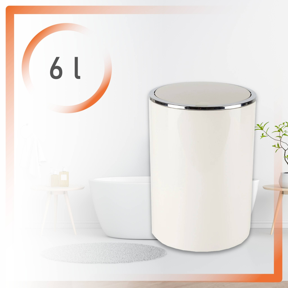 Primanova Lenox Bej Çöp Kovası