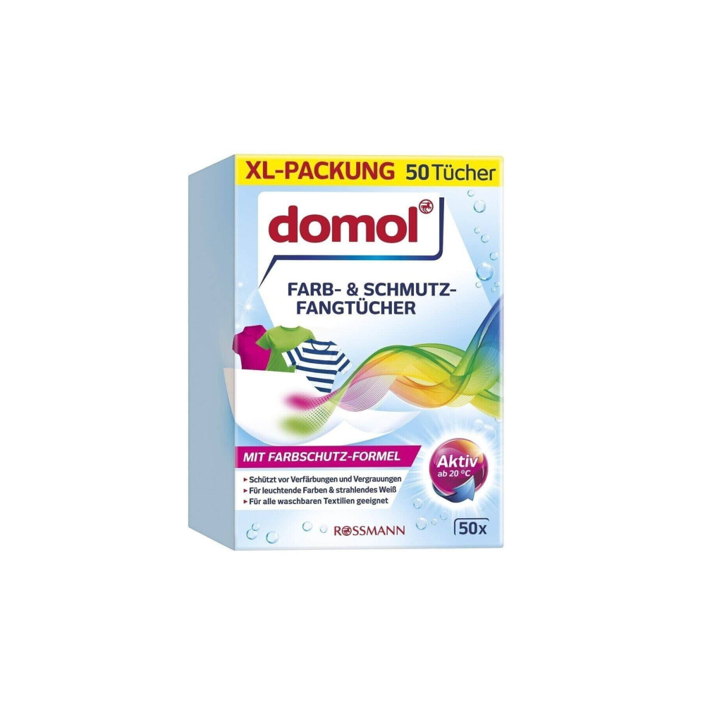 DOMOL Renk Ayırıcı Mendil Çamaşır Makinesi Için 50'li