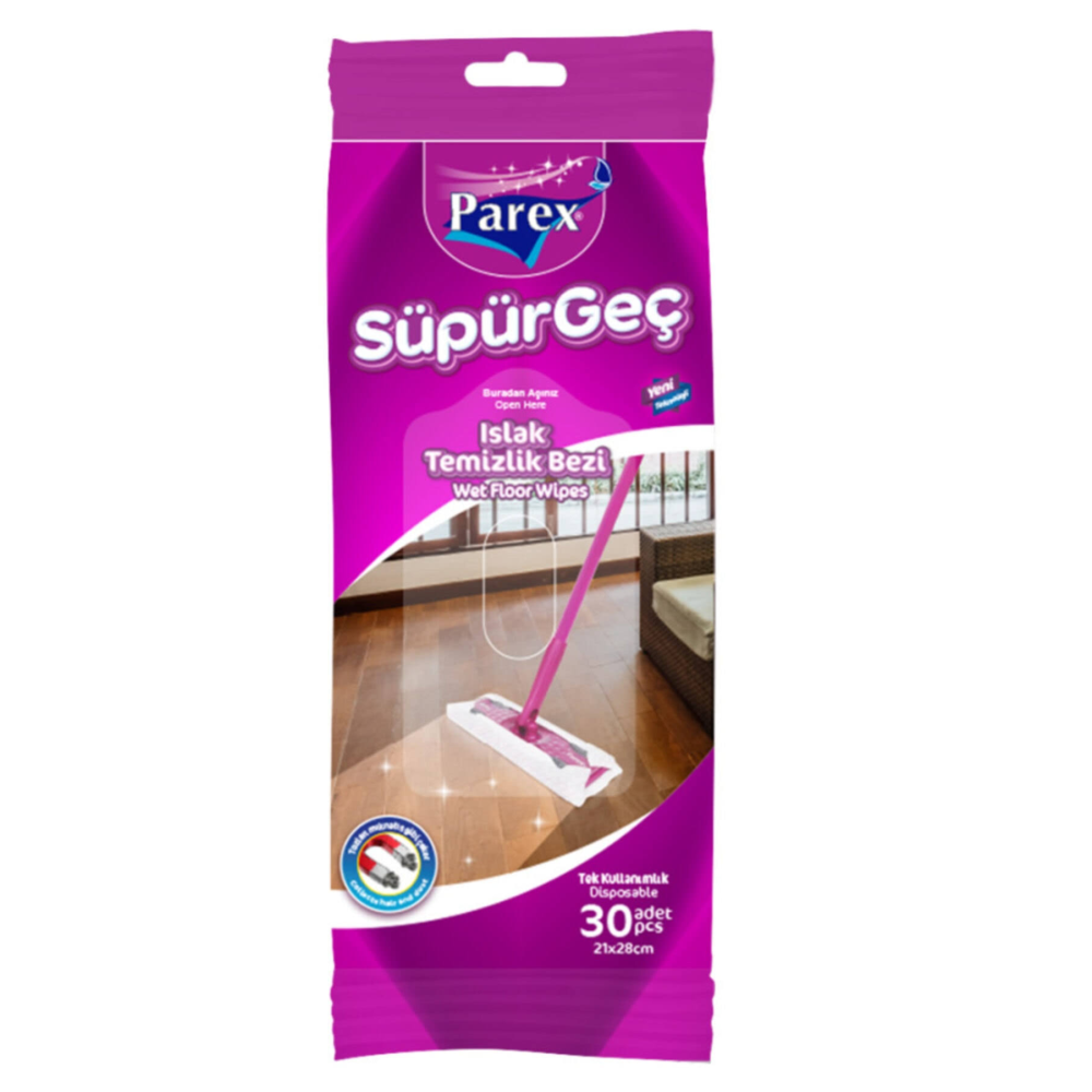 Parex Süpürgeç Yedek 30'lu Islak Bez Ve 20'li Kuru - Kullan At
