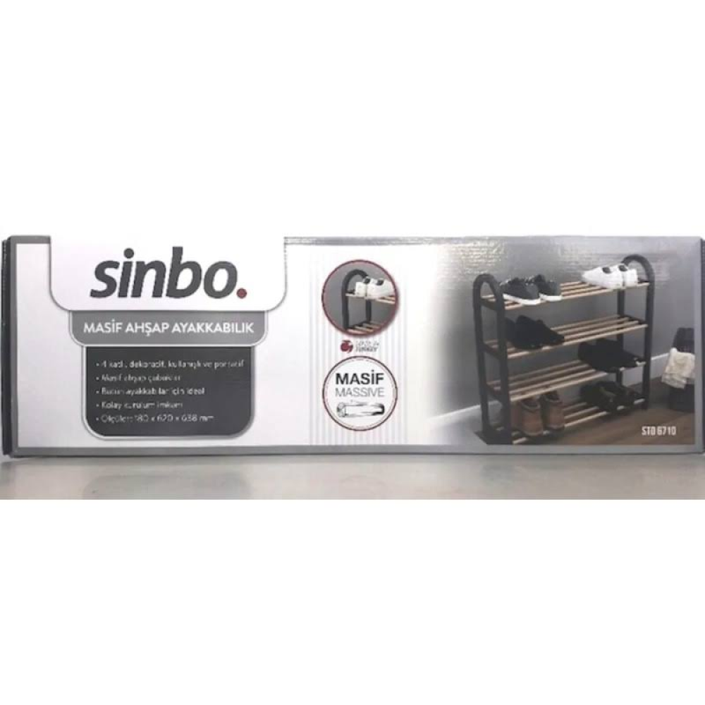 Sinbo STO-6710 Ahşap Çubuklu Ayakkabılık