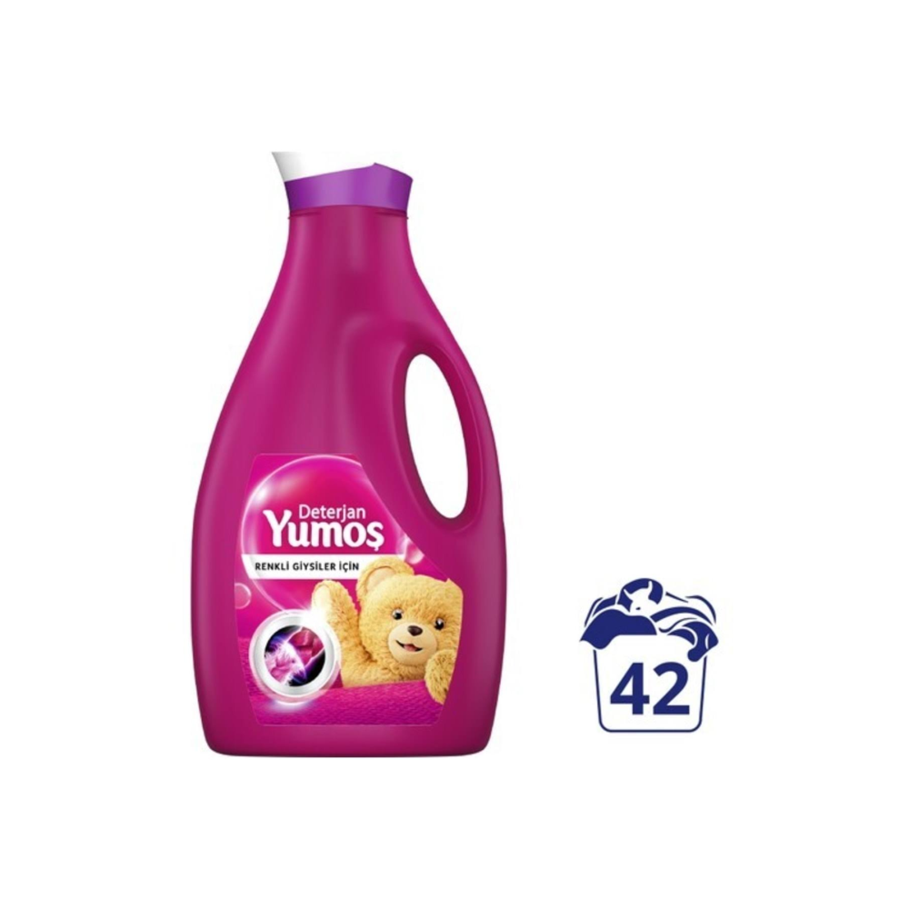 Yumoş Sıvı Bakım Deterjanı Renkli 2520 ml