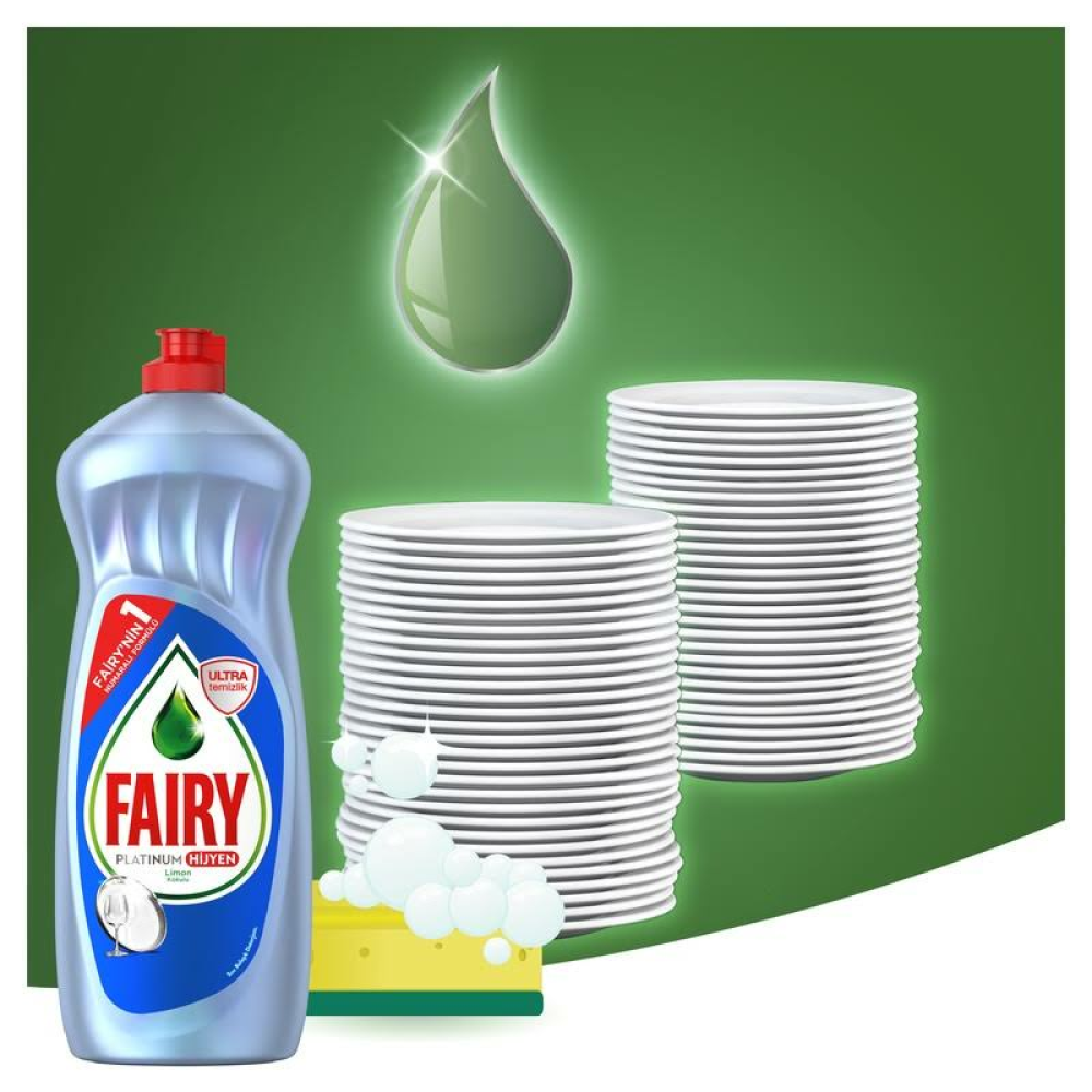 Fairy Platinum Hijyen Bulaşık Deterjanı 1500 Ml
