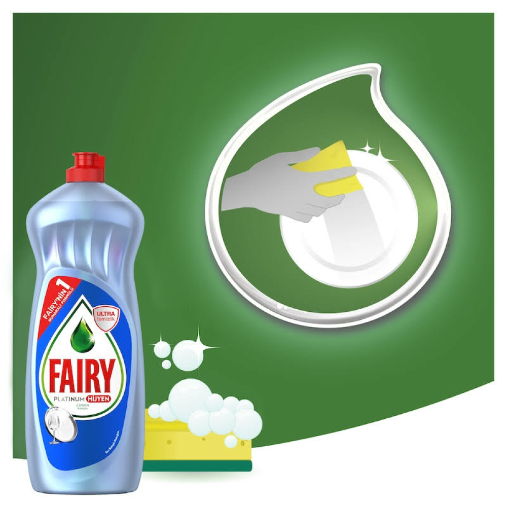 Fairy Platinum Hijyen Bulaşık Deterjanı 1500 Ml