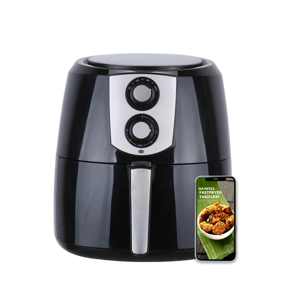 Kumtel FastFryer Haf-03 XXL 8.5 L Yağsız Fritöz Airfryer