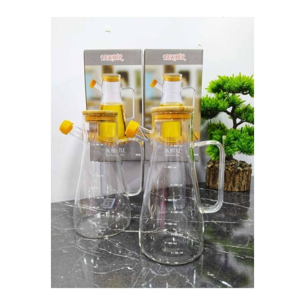 Tekbir Aknur Plastik Cam Yağlık 900 Ml