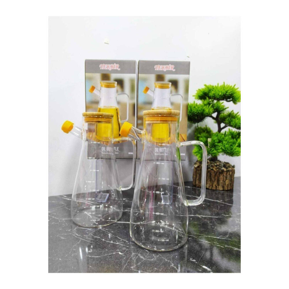 Tekbir Aknur Plastik Cam Yağlık 900 Ml