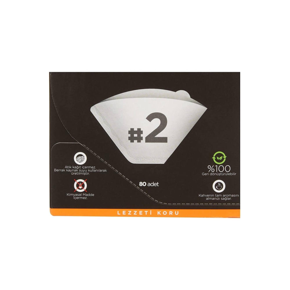 COOK Premium Filtre Kahve Kağıdı - Ebat 2