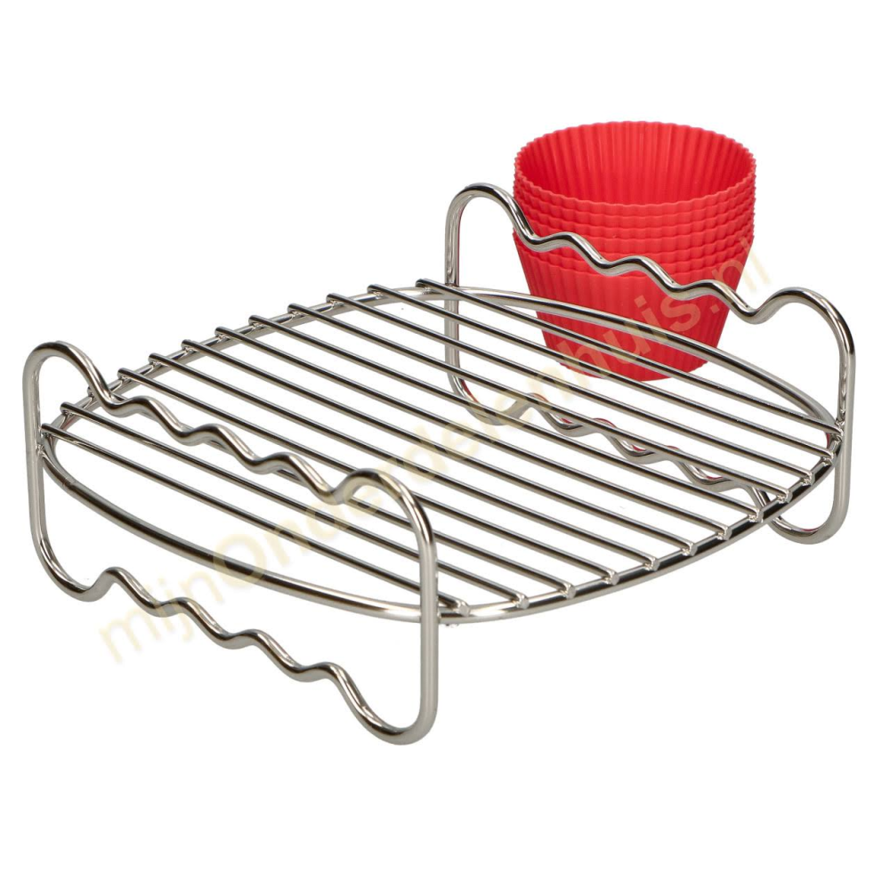 Philips HD9904/01 fritöz aksesuarı Aksesuar seti Kırmızı, Gümüş