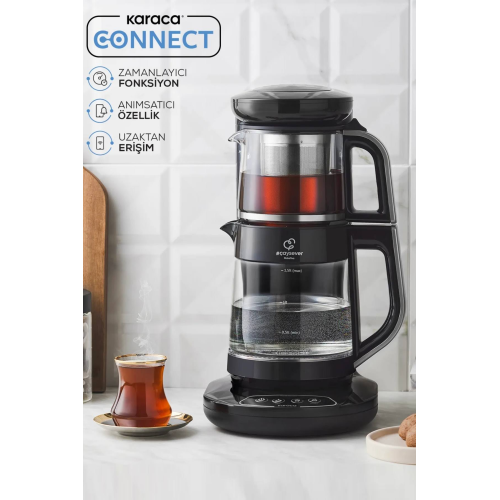 Karaca Çaysever Robotea Connect Çay Makinesi Chrome