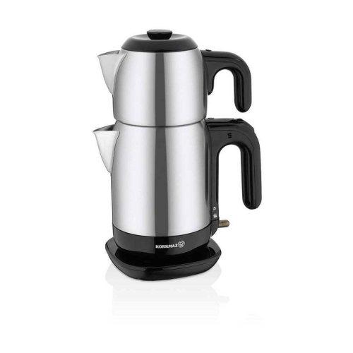 Korkmaz A369-13 Demtez Satin/siyah Elektrikli Çaydanlık