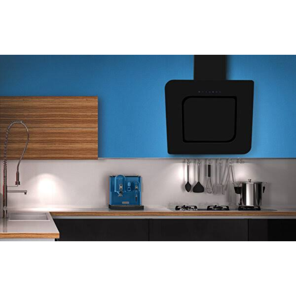 KÜGERR D8 60 CM SIYAH CAM ANKASTRE SESSİZ DAVLUMBAZ