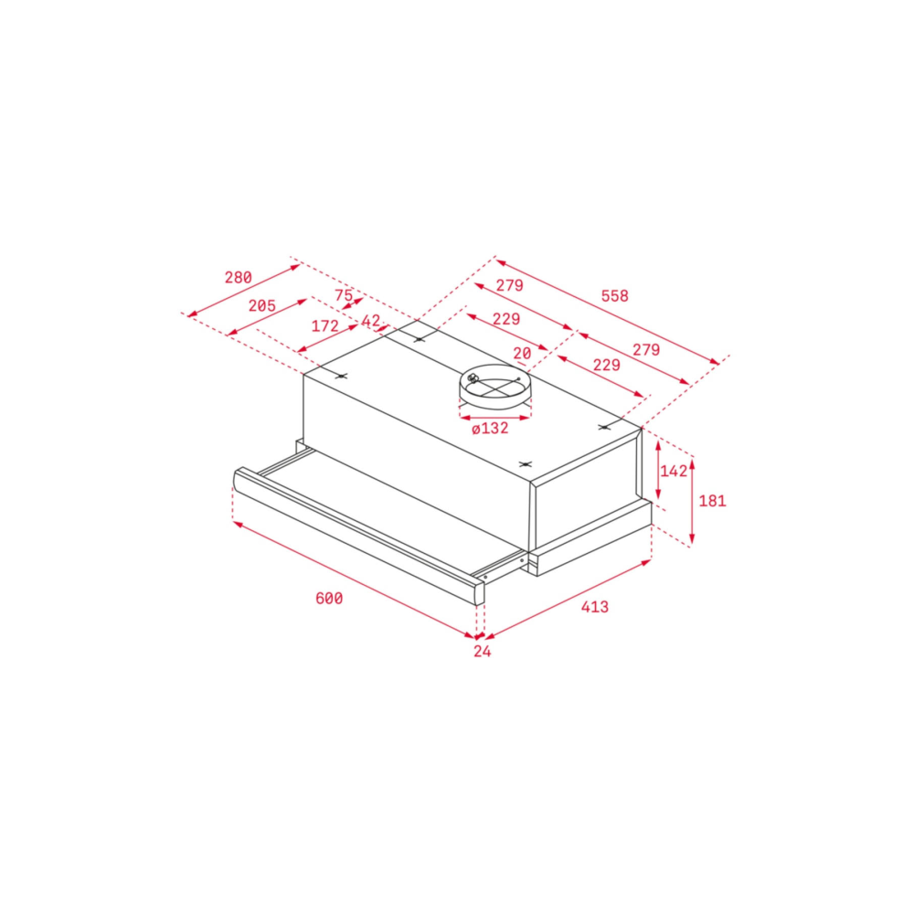 Teka TL 6210 Inox Sürgülü Aspiratör