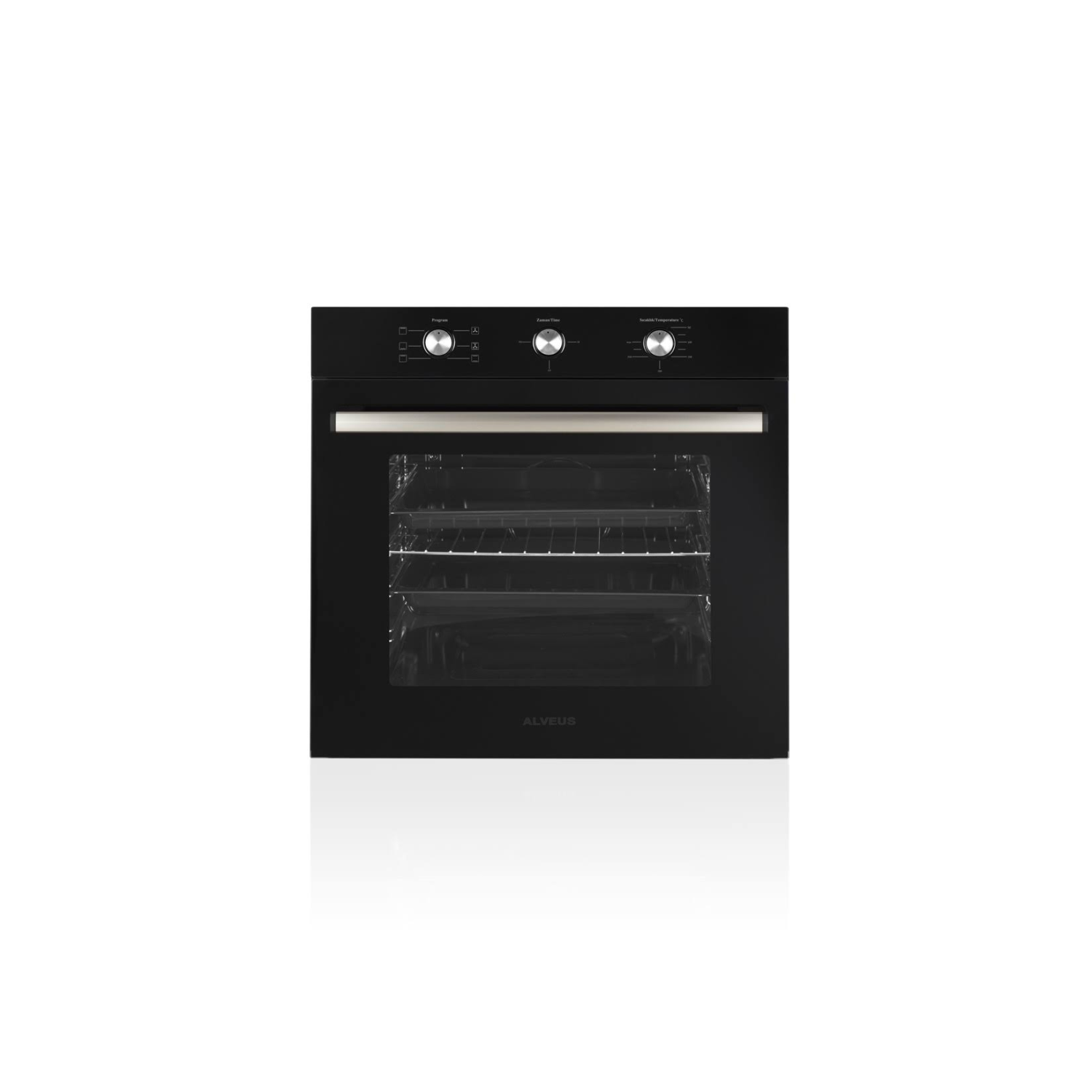 Alveus Mfa 614 Ankastre Fırın Siyah