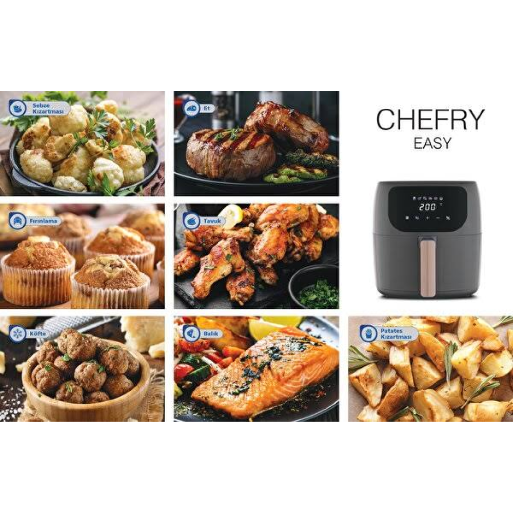 Fakir Easy Chefry Sıcak Hava Fritözü