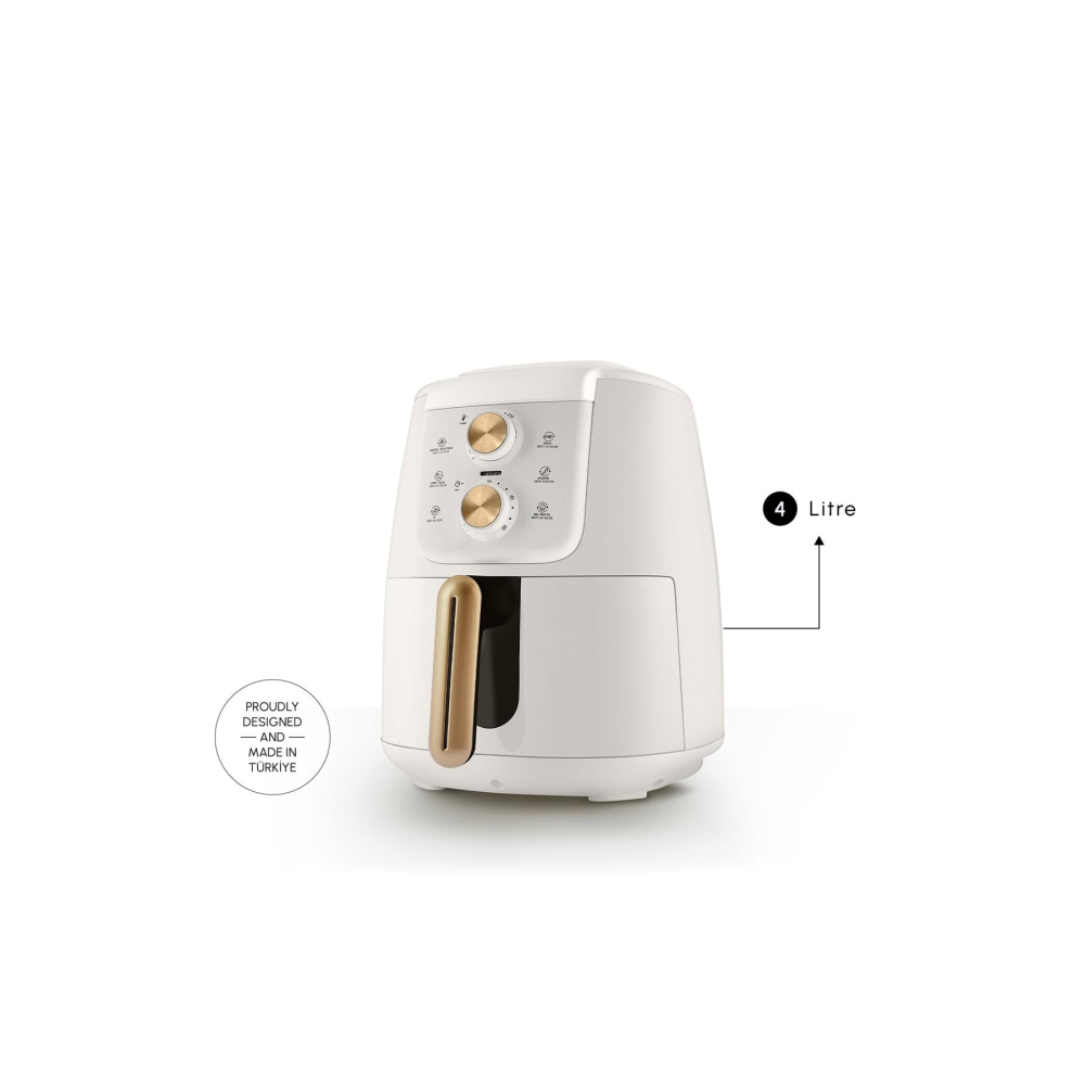 Karaca Air Pro Cook Manuel XL Airfryer KREM GOLD