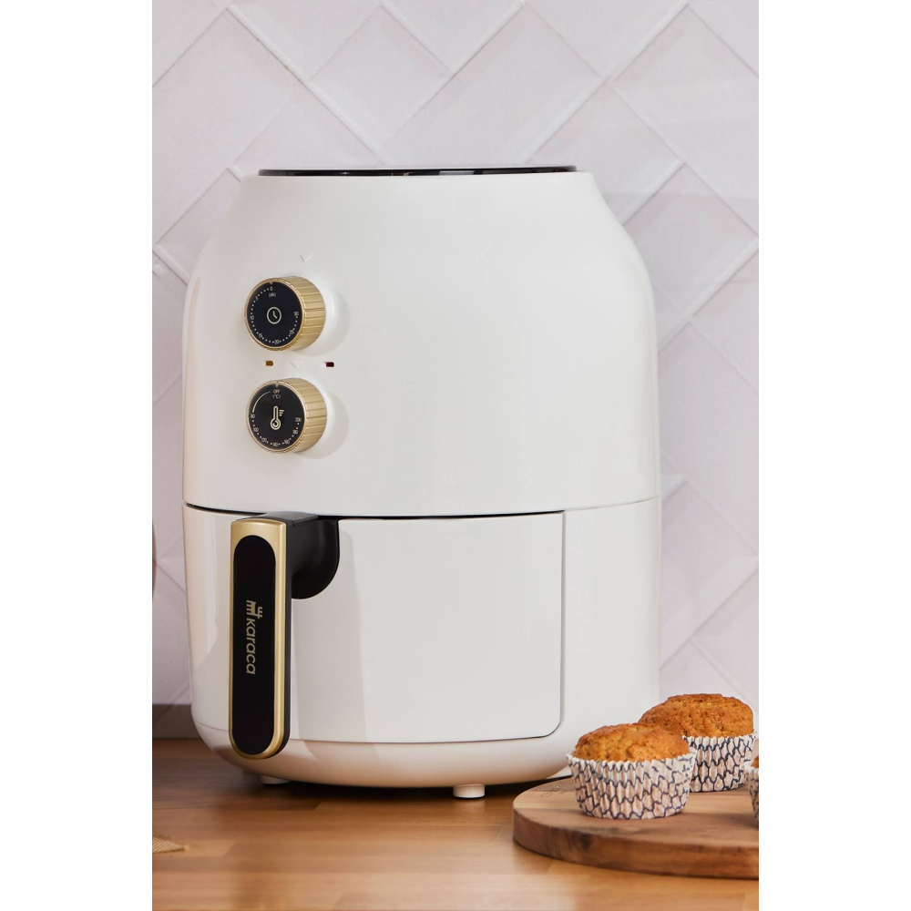 Karaca Multifry Single Pan Beyaz Air Fryer Yağsız Fritöz