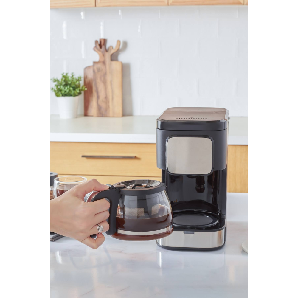 Karaca Coffee Brew Inox 2 In 1 Aroma Özellikli Filtre Kahve Ve Çay Demleme Makinesi