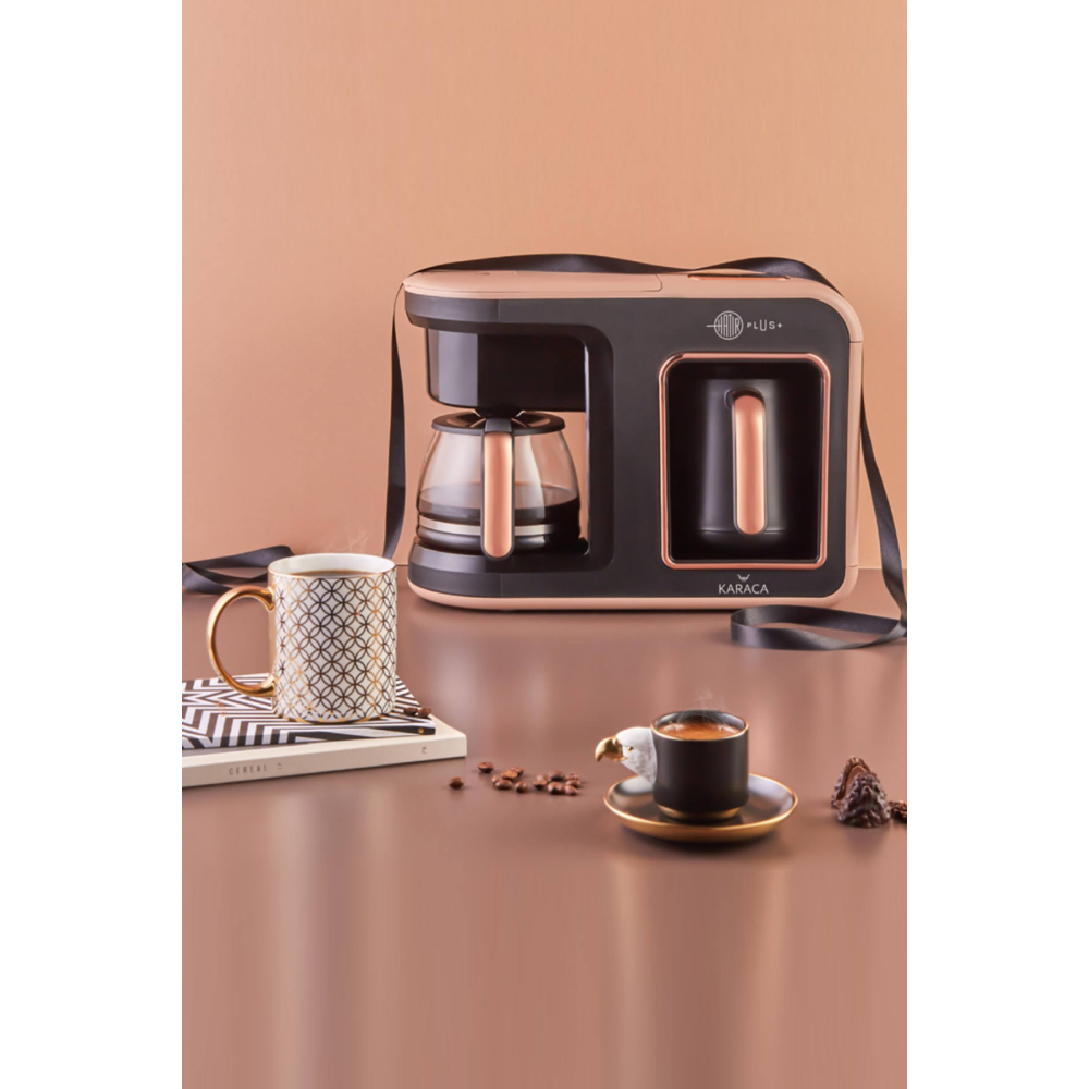 Karaca Hatır Plus 2 In 1 Kahve Makinesi Rosie Brown
