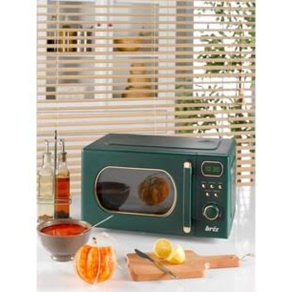 BRİZ Br1020 Dijital Retro Yeşil Mikrodalga Fırın
