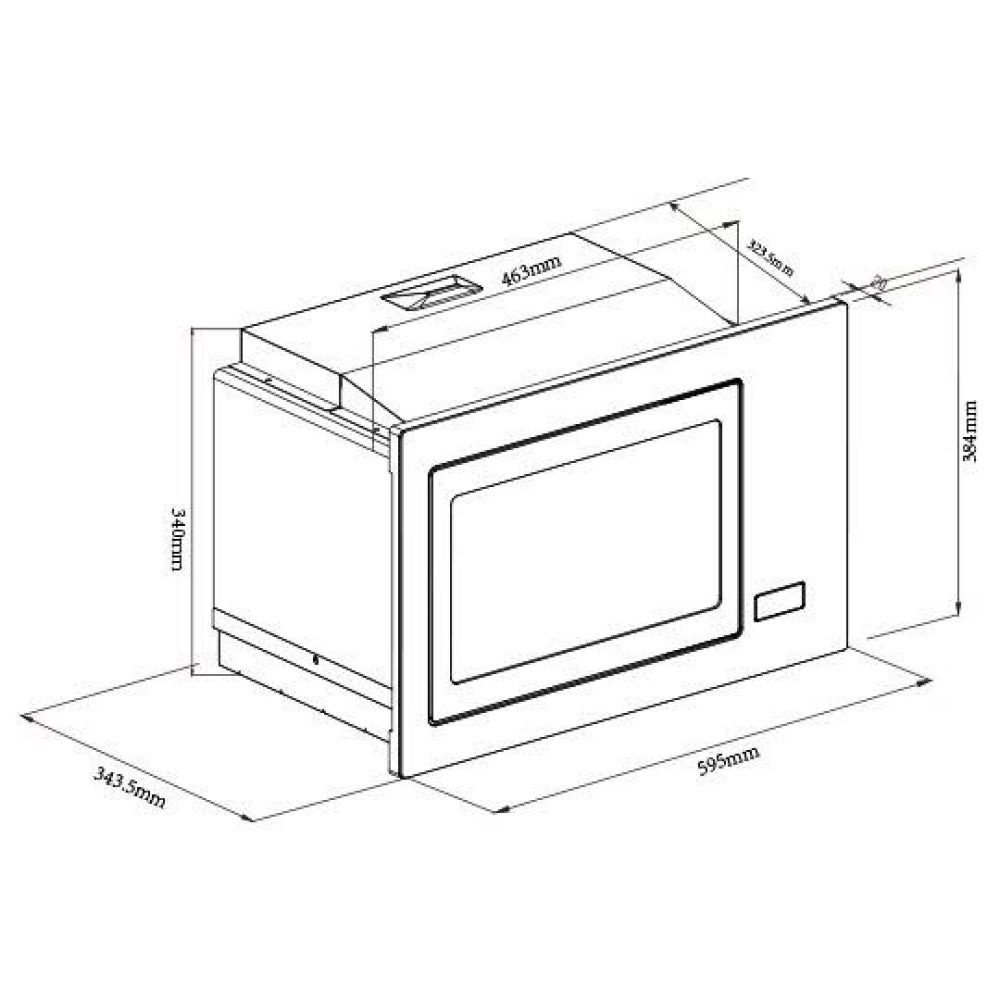 Vestel AMD-2011 X Ankastre Mikrodalga Fırın