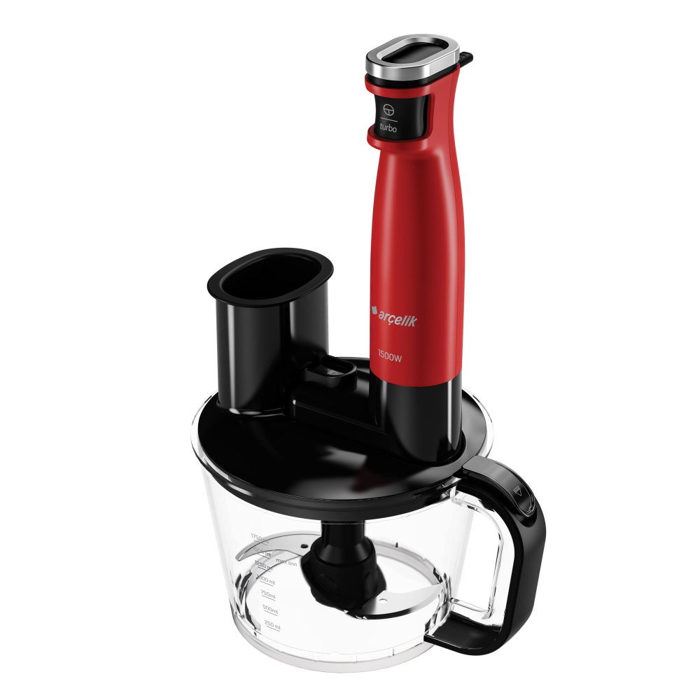 Arçelik RHB 6050 K Resital El Blender Seti Kırmızı