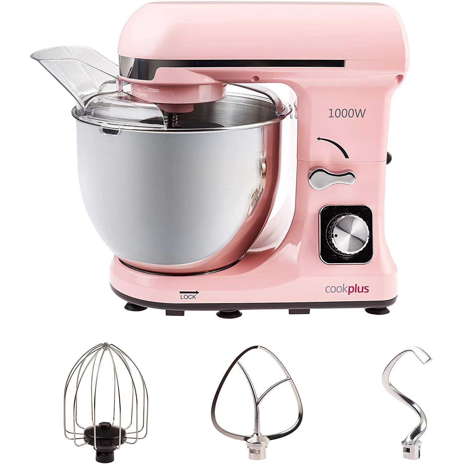 Cookplus Quick Chef 1001 Stand Mikser 1000W Mutfak Şefi Pink